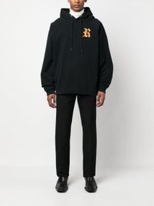 Raf Simons hoodie à logo imprimé - Noir