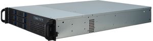 Inter-Tech IPC 2U-2406 Rack Zwart, Zilver