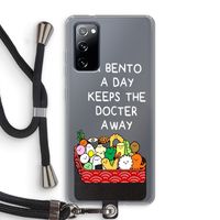 Bento a day: Samsung Galaxy S20 FE / S20 FE 5G Transparant Hoesje met koord