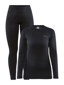 Craft 1909708 Core Warm Baselayer Set Wmn - Black - XS