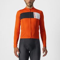 Castelli Prologo 7 fietsshirt lange mouw vuurrood heren XXL