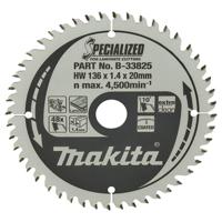 Makita Cirkelzaagblad voor Laminaat | Specialized | Ø 136mm Asgat 20mm 48T - B-33825