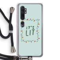 It's Lit: Xiaomi Mi Note 10 Pro Transparant Hoesje met koord