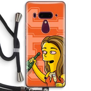 Jamie Lee Simpson: HTC U12+ Transparant Hoesje met koord