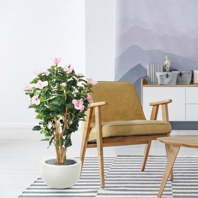 Hibiscus deluxe 100cm - roze