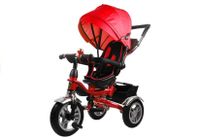 Viking Choice  Driewieler kinderwagen met zonnekap - rood - meegroei peuterfiets - thumbnail