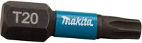 Makita Accessoires slagschroefbit impact black, t20x25mm 2 stuks - b-63672