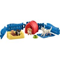 Farm World - Puppy huis Speelfiguur