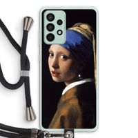 The Pearl Earring: Samsung Galaxy A52s 5G Transparant Hoesje met koord