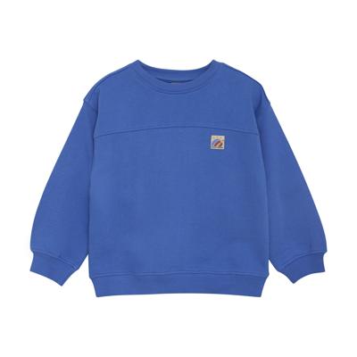 Daily7 winter sweater jongens - blauw - oversized/tekstprint