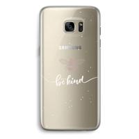 Be(e) kind: Samsung Galaxy S7 Edge Transparant Hoesje