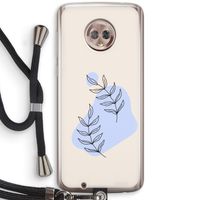 Leaf me if you can: Motorola Moto G6 Transparant Hoesje met koord