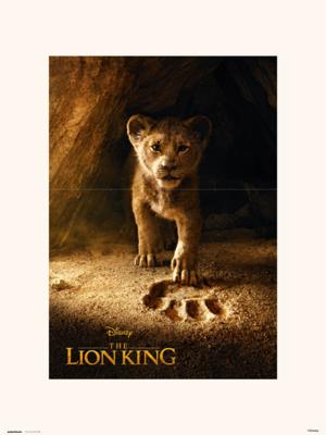 Kunstdruk Disney The Lion King Simba Real Action 30x40cm