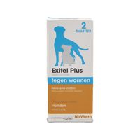 No Worm Exitel Plus Hond - 2 tabletten (vanaf 0,5 kg) - thumbnail