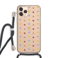 Bollen: iPhone 11 Pro Transparant Hoesje met koord