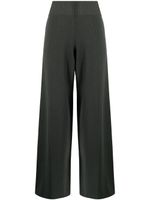 Pringle of Scotland pantalon ample à taille haute - Gris