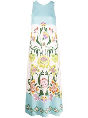 La DoubleJ robe Racer longue - Bleu