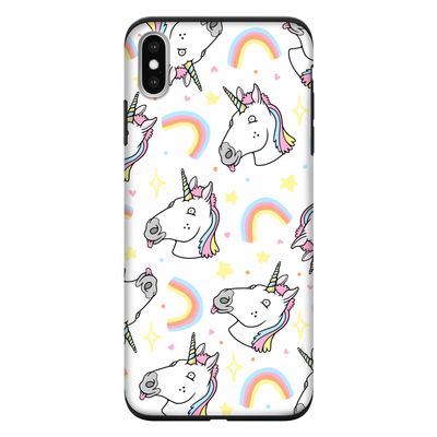 Rainbow Unicorn: iPhone XS Max Tough Case