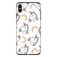 Rainbow Unicorn: iPhone XS Max Tough Case