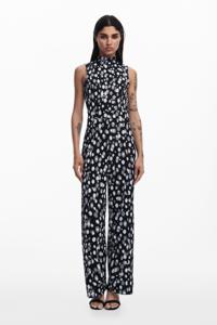 Stippen jumpsuit - BLACK - L