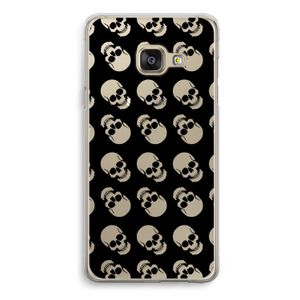 Musketon Skulls: Samsung Galaxy A3 (2016) Transparant Hoesje