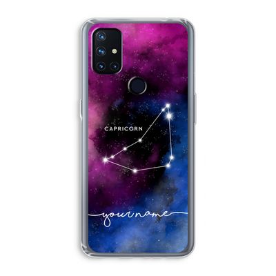 Sterrenbeeld - Donker: OnePlus Nord N10 5G Transparant Hoesje