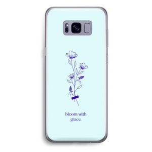 Bloom with grace: Samsung Galaxy S8 Plus Transparant Hoesje