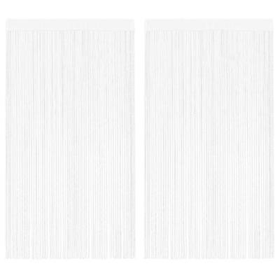 VidaXL Draadgordijnen 2 st 100x250 cm wit