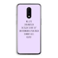 Relatief: OnePlus 7 Transparant Hoesje