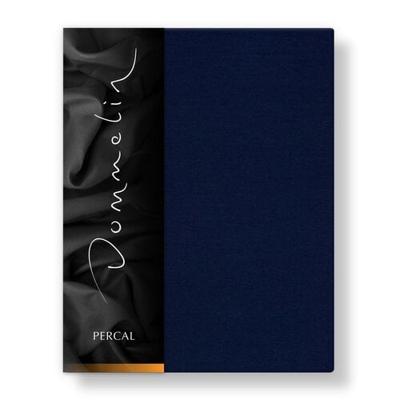 Dommelin Dommelin Hoeslaken Uni Percal 200TC 524 Navy 180x210/30