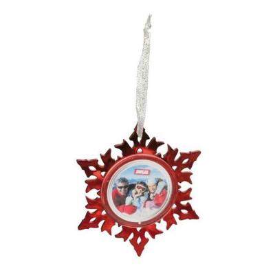 Dörr Hanger sneeuwvlok rood/zilver