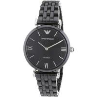 Emporio Armani Dames 32 mm zwarte keramische band horloge AR1487 Emporio Armani Dames 32 mm zwarte keramische band horloge AR1487