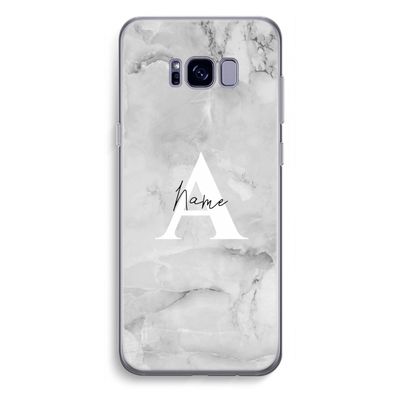 Ivory Marble: Samsung Galaxy S8 Plus Transparant Hoesje