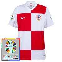 Kroatië Dri Fit ADV Match Shirt Thuis 2024-2025 + Euro 2024 Badges