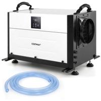 Professionele Luchtontvochtiger met een Capaciteit van 73,5 L/Dag Industriële Luchtontvochtiger met 3 Standen 24-Uurs Timer Wit