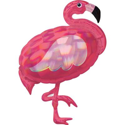 Basic Folie ballon flamingo 71x83 cm