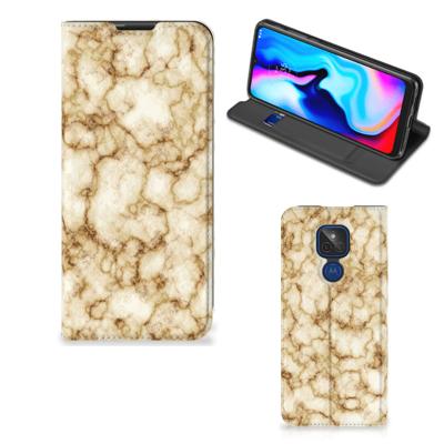 Motorola Moto G9 Play | Standcase | Marmer Goud