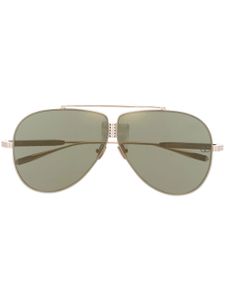 VALENTINO GARAVANI EYEWEAR lunettes de soleil à monture pilote - Or