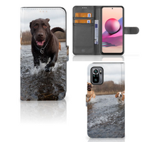 Xiaomi Redmi Note 10S | 10 4G | Poco M5s Telefoonhoesje met Pasjes Honden Labrador - thumbnail