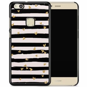 Huawei P10 Lite hoesje - Hart streepjes