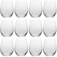 12x Luxe sapglazen/waterglazen van 390 ml