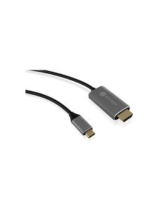 ICY BOX 60373 HDMI-kabel HDMI Aansluitkabel HDMI-A-stekker 1.8 m Zwart, Zilver 4K UHD