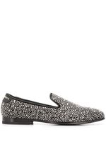 Philipp Plein mocassins à strass - Argent - thumbnail