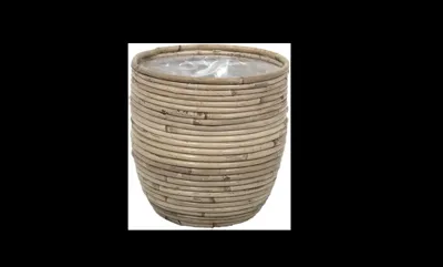 Pot rond ballon streep d20h19cm