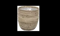 Pot rond ballon streep d20h19cm