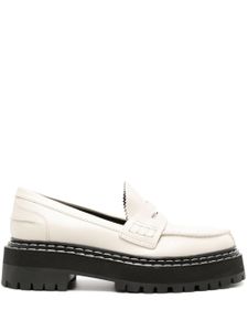 Proenza Schouler Leren loafers - Beige