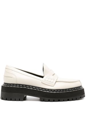 Proenza Schouler Leren loafers - Beige