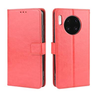 Retro Crazy Horse textuur horizontale Flip lederen case voor Huawei mate 30 met houder & kaartsleuven & fotolijstjes (rood)
