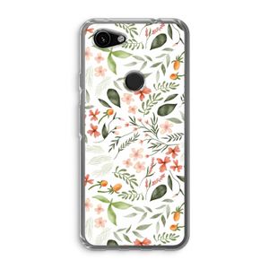 Sweet little flowers: Google Pixel 3a Transparant Hoesje