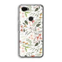 Sweet little flowers: Google Pixel 3a Transparant Hoesje